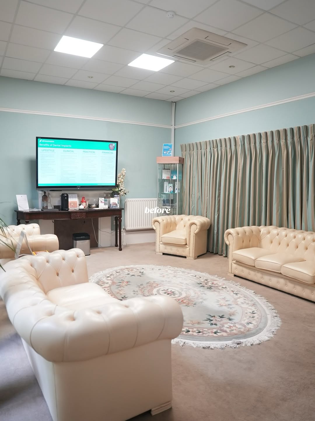 Highfield Aesthetics comfortable patient lounge